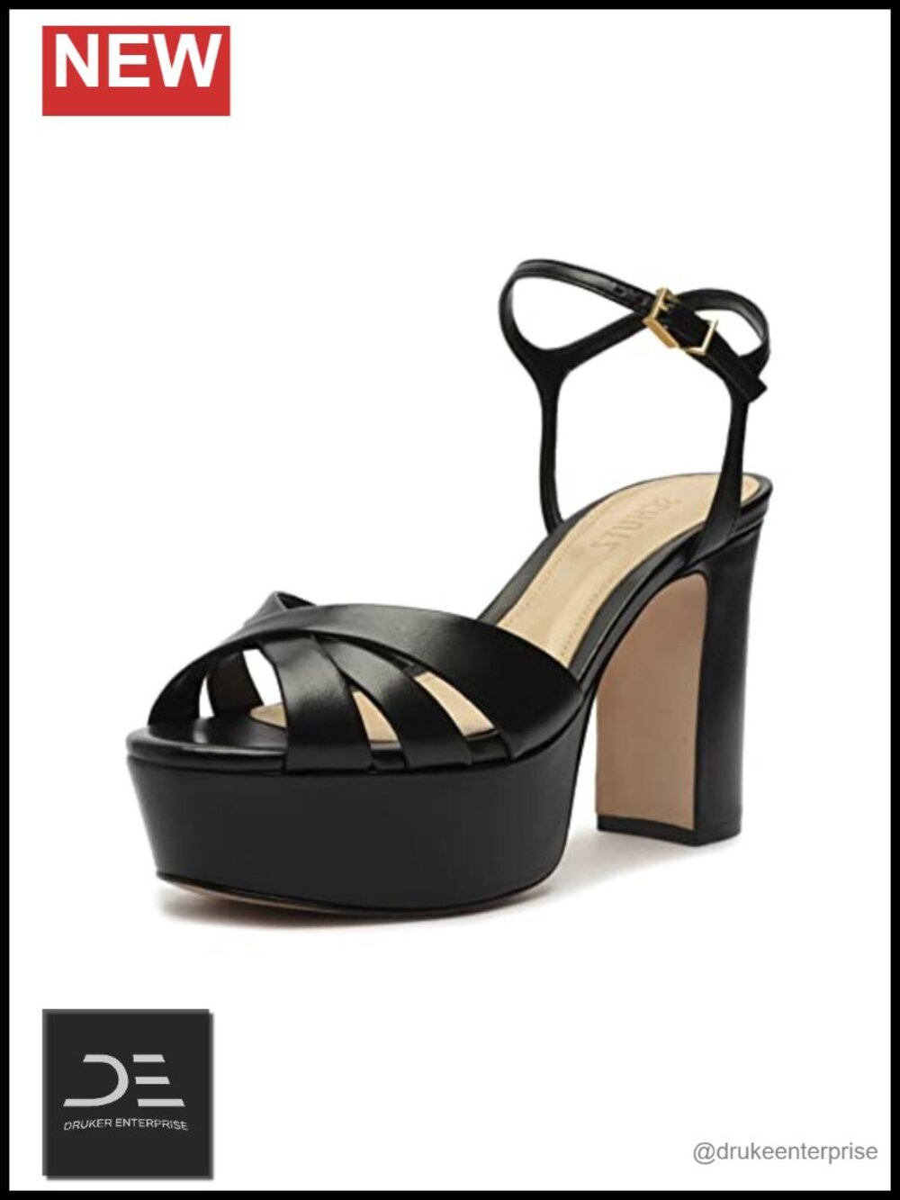 Heeled Sandals 4in Platform Chunky Heel Shoes